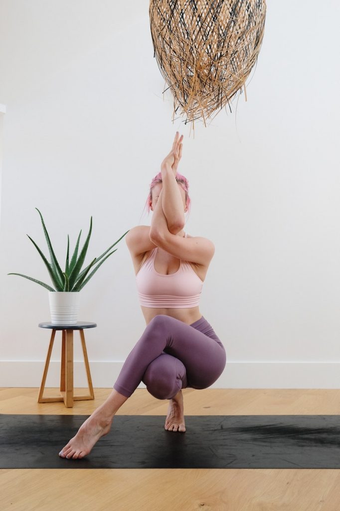femme yoga